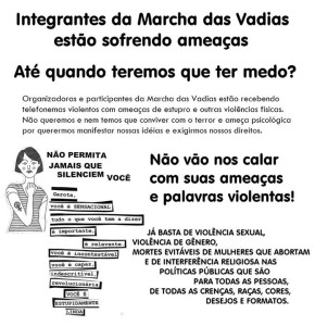 Não vão nos calar.